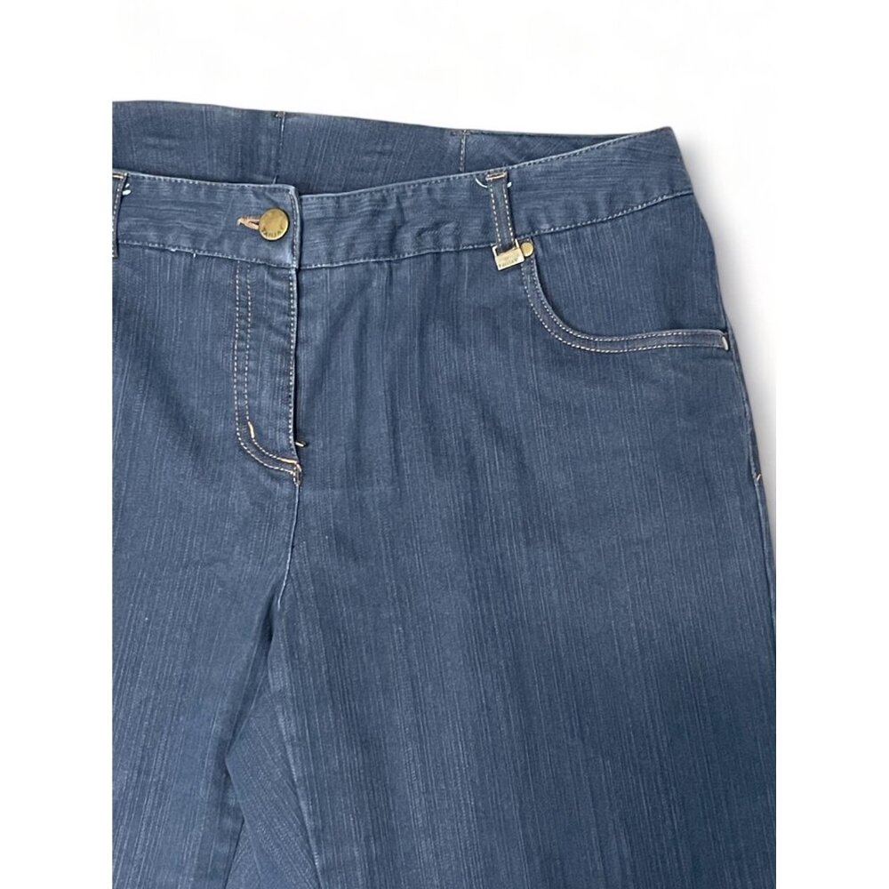 TanJay Women's Petites Dark Wash Denim Bootcut Jeans, Size 10P - Picture 5 of 16
